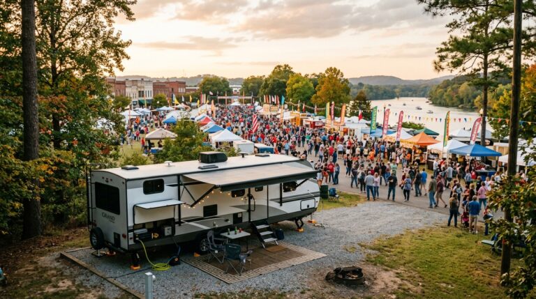 RV rental for Boom Days Heritage Celebration near Gadsden AL