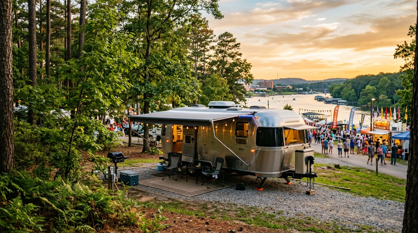 RV rental for Riverfest near Gadsden
